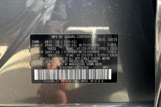 new 2025 Subaru Crosstrek car, priced at $35,634