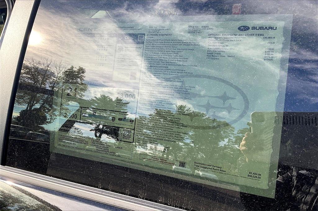 new 2025 Subaru Ascent car, priced at $43,362