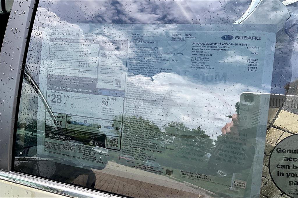 new 2025 Subaru Outback car, priced at $39,424
