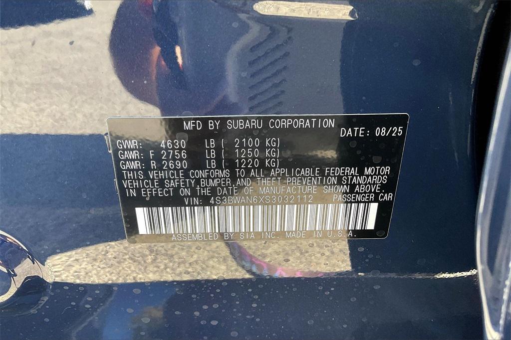 new 2025 Subaru Legacy car, priced at $35,624