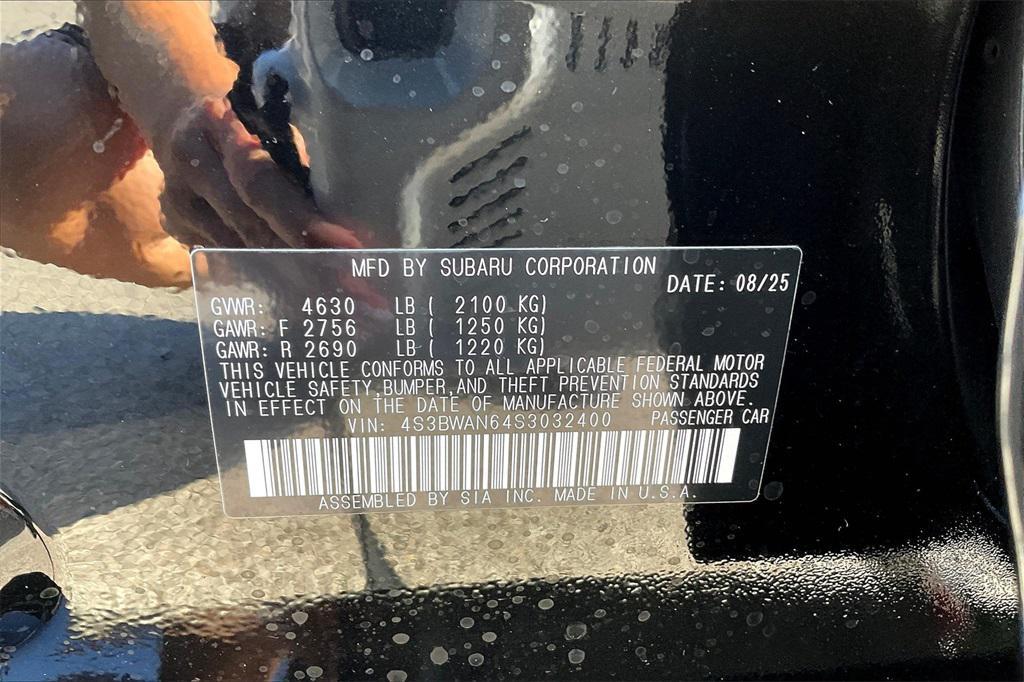 new 2025 Subaru Legacy car, priced at $35,624