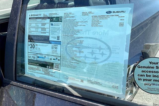 new 2025 Subaru Legacy car, priced at $33,726