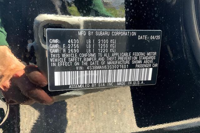 new 2025 Subaru Legacy car, priced at $33,726