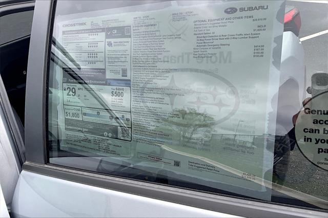 new 2025 Subaru Crosstrek car, priced at $33,859
