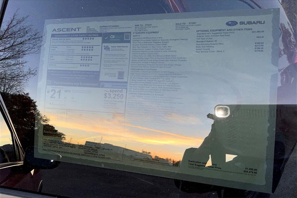 new 2026 Subaru Ascent car, priced at $50,701