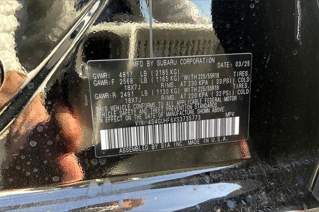new 2025 Subaru Crosstrek car, priced at $33,859