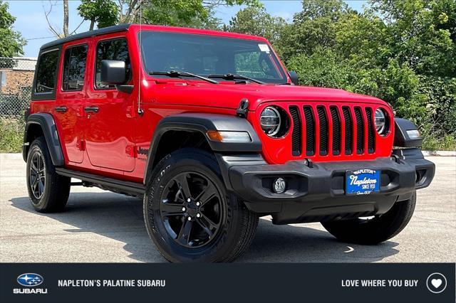 used 2022 Jeep Wrangler Unlimited car, priced at $33,995