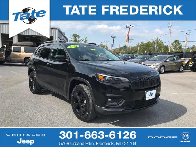 used 2021 Jeep Cherokee car, priced at $21,488