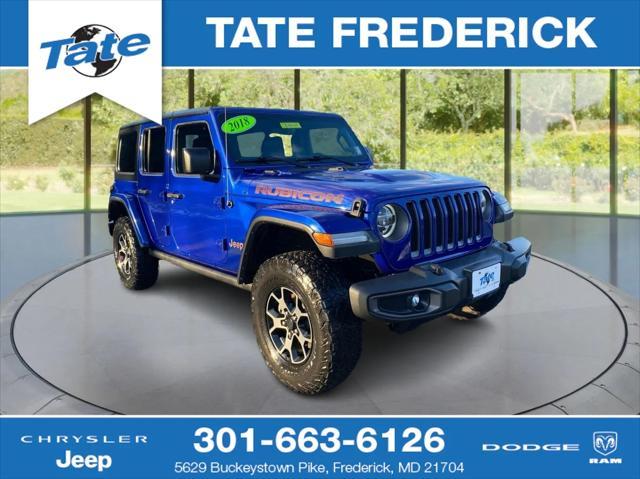 used 2018 Jeep Wrangler Unlimited car, priced at $33,550