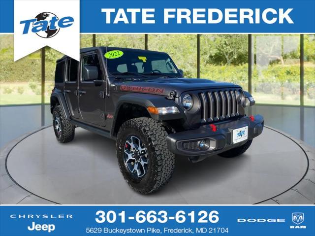 used 2022 Jeep Wrangler Unlimited car, priced at $44,550