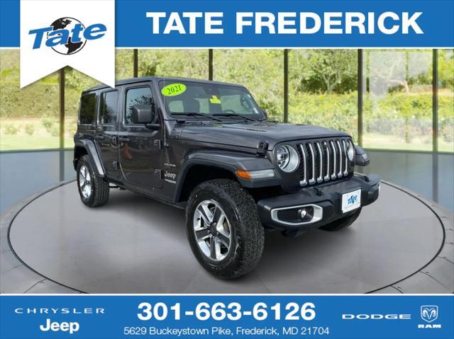 used 2021 Jeep Wrangler Unlimited car, priced at $35,500