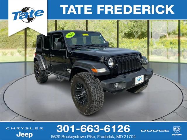 used 2021 Jeep Wrangler Unlimited car, priced at $28,950