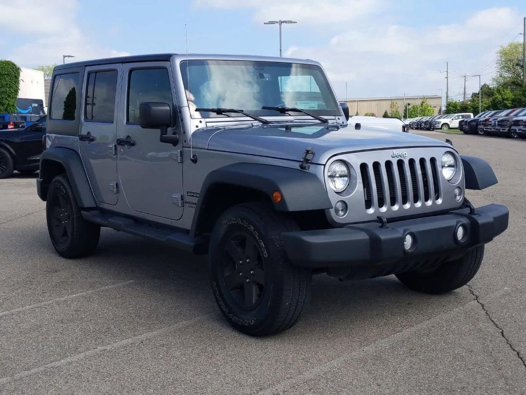 used 2016 Jeep Wrangler Unlimited car, priced at $20,999