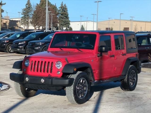 used 2017 Jeep Wrangler Unlimited car, priced at $18,695