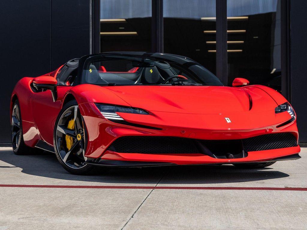 used 2023 Ferrari SF90 Spider car, priced at $609,998