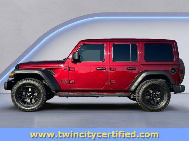 used 2021 Jeep Wrangler car, priced at $28,850