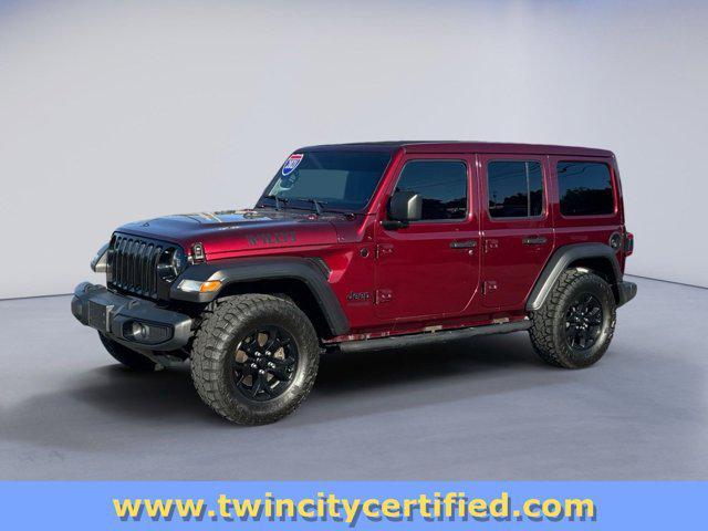 used 2021 Jeep Wrangler car, priced at $28,850