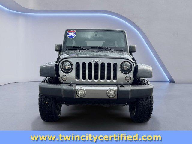used 2015 Jeep Wrangler Unlimited car, priced at $17,890