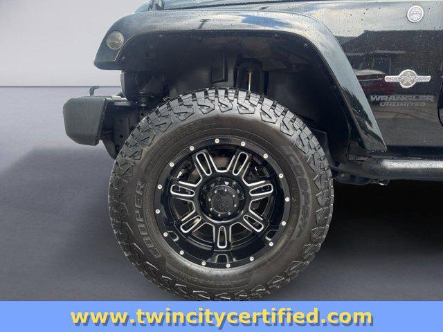 used 2015 Jeep Wrangler Unlimited car, priced at $17,890