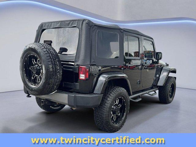 used 2015 Jeep Wrangler Unlimited car, priced at $17,890