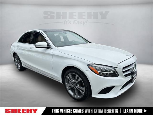 used 2019 Mercedes-Benz C-Class car, priced at $19,500