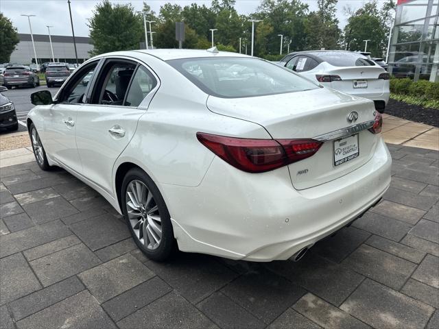 new 2024 INFINITI Q50 car, priced at $43,995