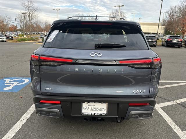 new 2025 INFINITI QX60 car, priced at $63,858