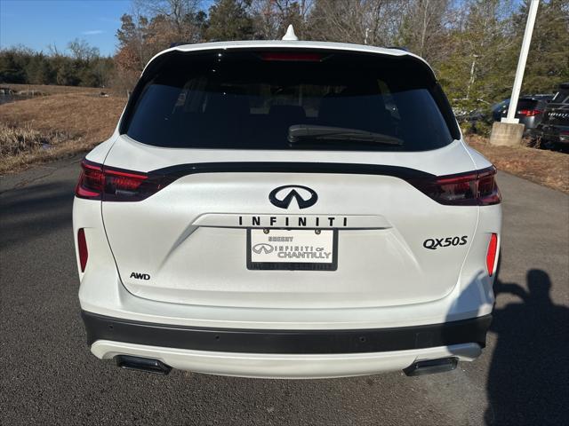 new 2025 INFINITI QX50 car, priced at $54,260