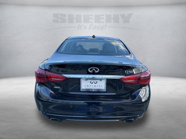 used 2022 INFINITI Q50 car, priced at $27,950