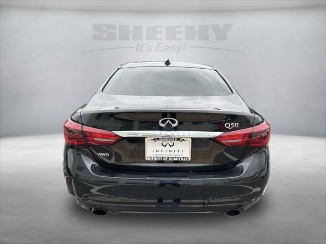 used 2019 INFINITI Q50 car, priced at $22,900