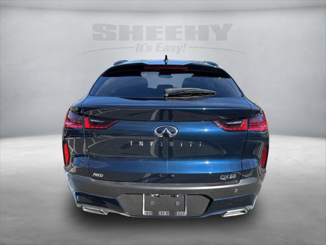 new 2025 INFINITI QX55 car, priced at $50,657