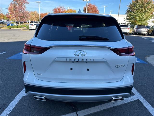 new 2025 INFINITI QX50 car, priced at $50,170