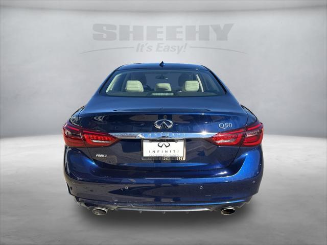 used 2022 INFINITI Q50 car, priced at $28,500