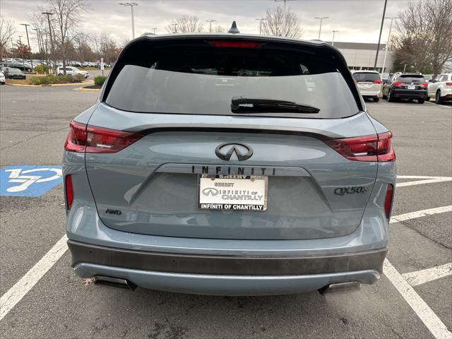 new 2025 INFINITI QX50 car, priced at $54,055