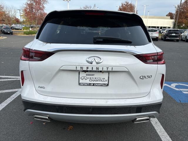 new 2025 INFINITI QX50 car, priced at $44,585