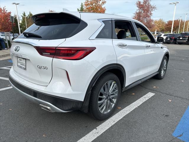 new 2025 INFINITI QX50 car, priced at $44,585