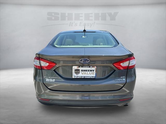 used 2016 Ford Fusion Hybrid car, priced at $9,683