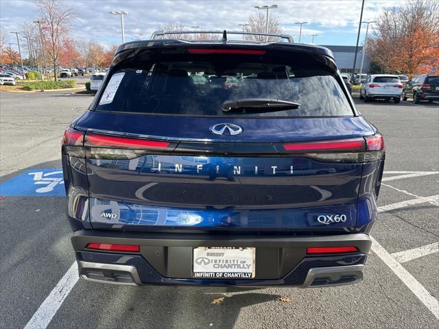 new 2025 INFINITI QX60 car, priced at $62,994