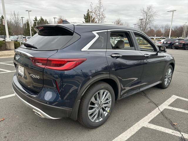 new 2025 INFINITI QX50 car, priced at $49,935