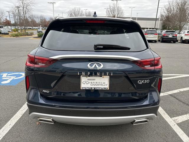 new 2025 INFINITI QX50 car, priced at $49,935