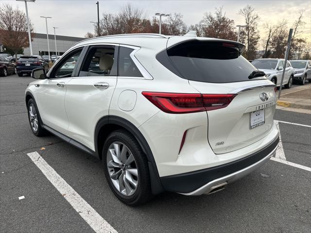 used 2021 INFINITI QX50 car, priced at $27,450