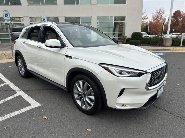 used 2021 INFINITI QX50 car, priced at $27,450