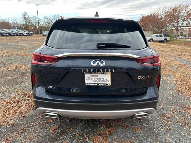 new 2025 INFINITI QX50 car, priced at $46,942