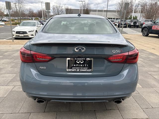 new 2024 INFINITI Q50 car, priced at $61,165