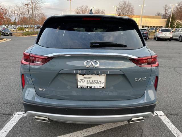 new 2025 INFINITI QX50 car, priced at $47,948