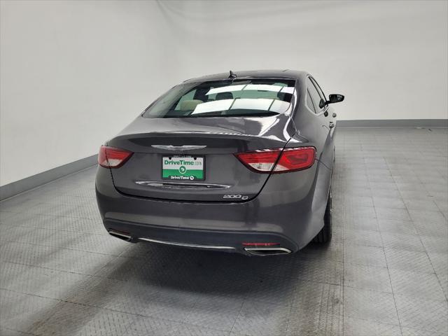 used 2016 Chrysler 200 car, priced at $14,295