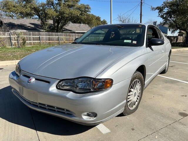 used 2002 Chevrolet Monte Carlo car, priced at $4,999