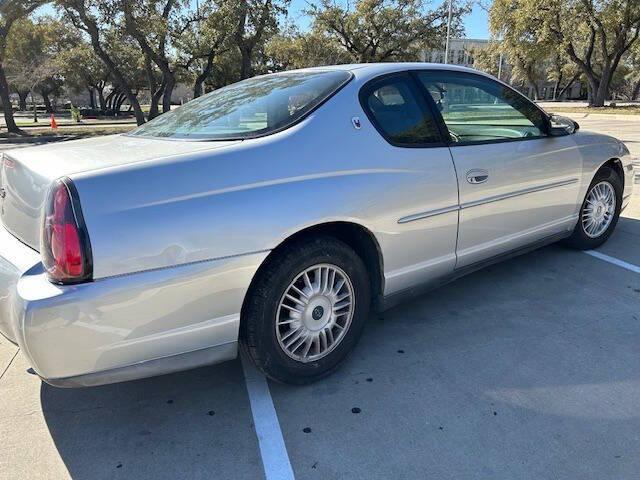 used 2002 Chevrolet Monte Carlo car, priced at $4,999