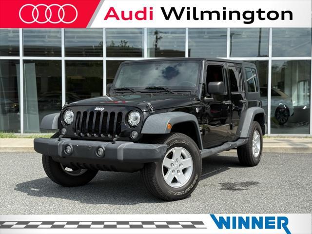 used 2017 Jeep Wrangler Unlimited car, priced at $20,494