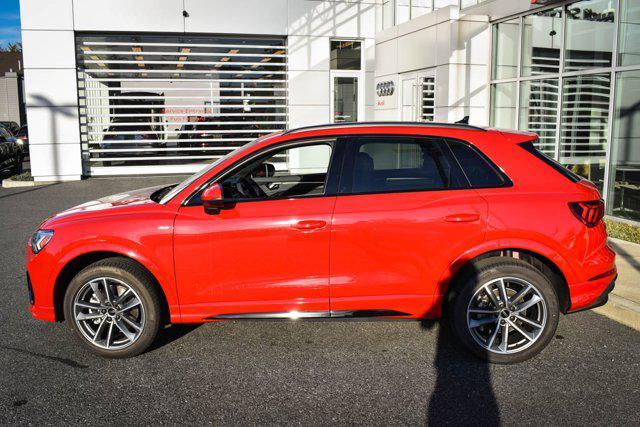 new 2024 Audi Q3 car, priced at $46,075